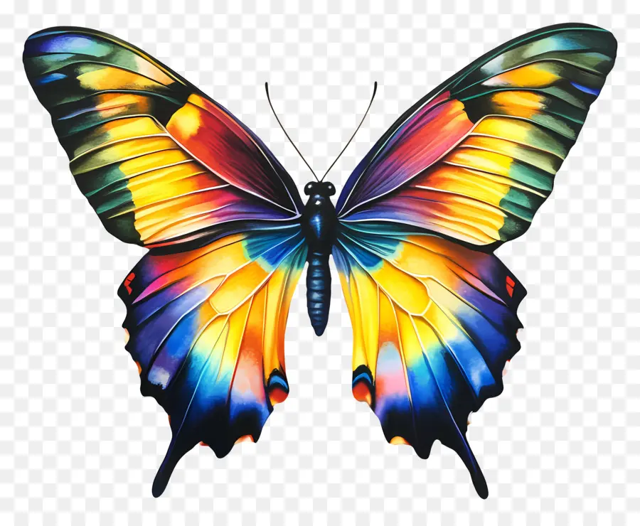 Papillon Arc En Ciel，Papillon PNG