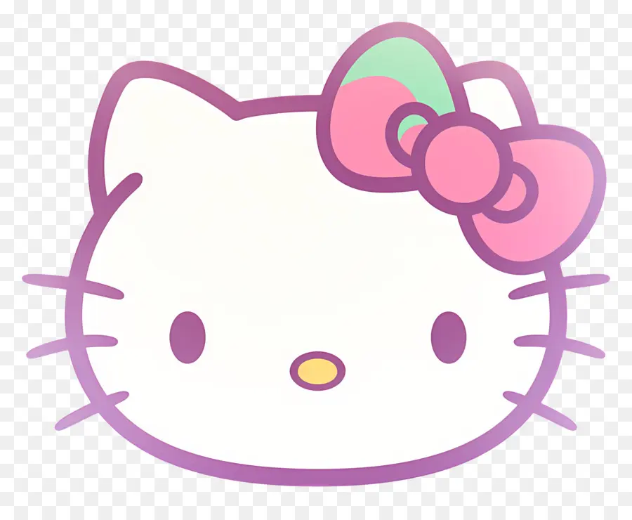 Bonjour Kitty Visage，Bonjour Kitty PNG