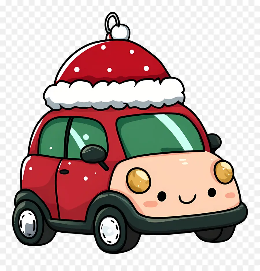 Voiture De Noël，Voiture Mignonne PNG