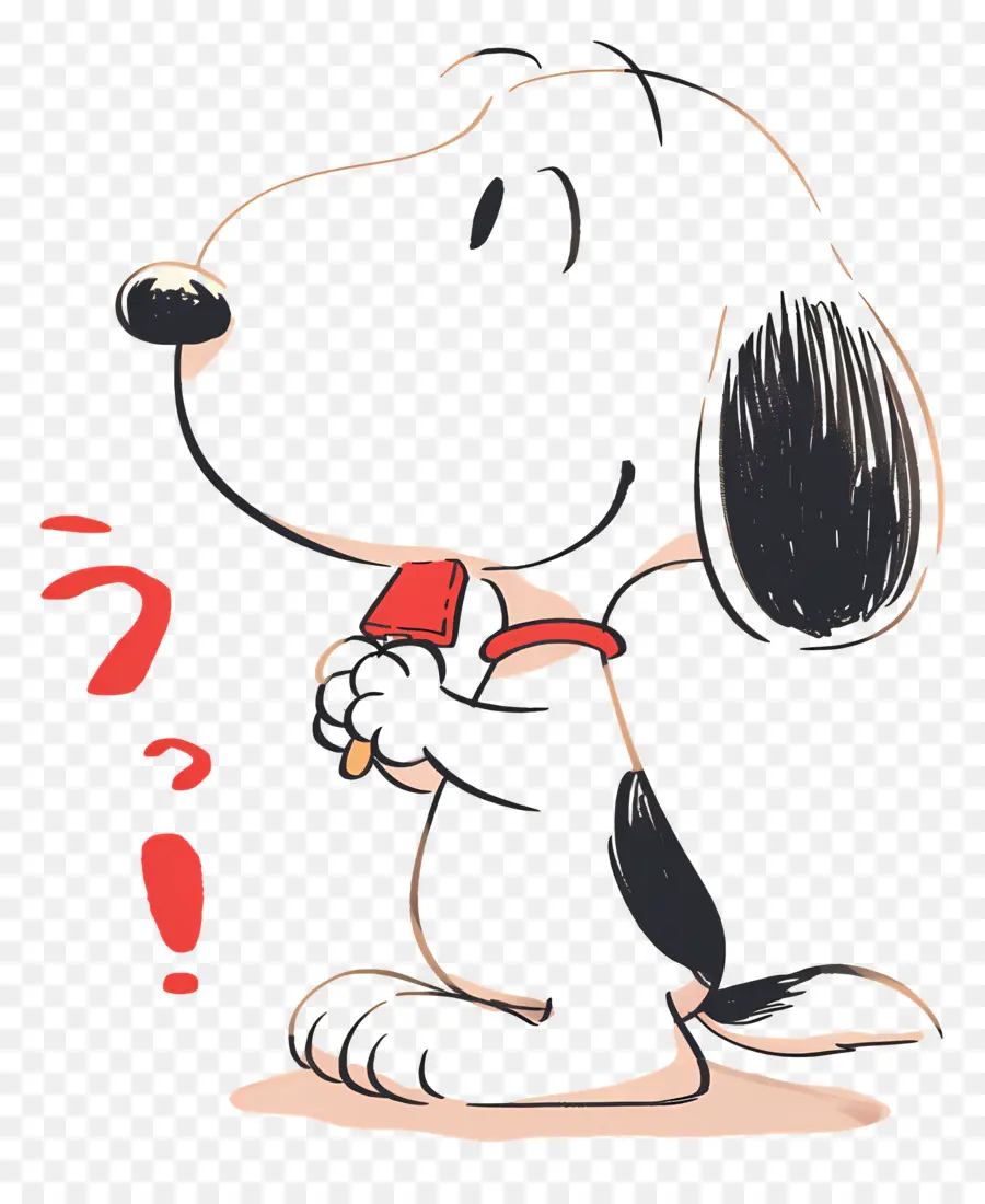 Snoopy Mange De La Glace，Chien De Dessin Animé Avec De La Glace PNG