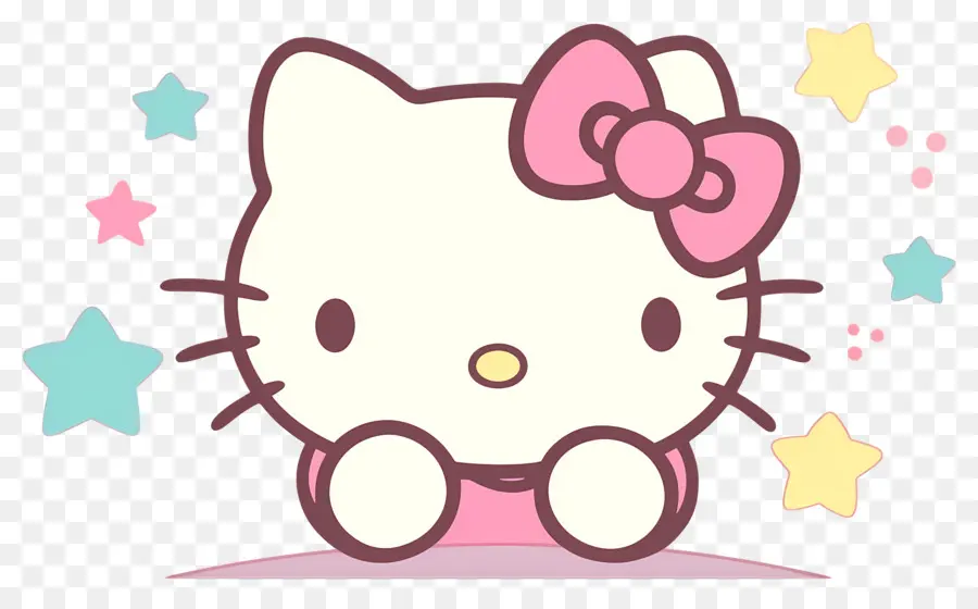 Bonjour Kitty，Chat De Dessin Animé PNG