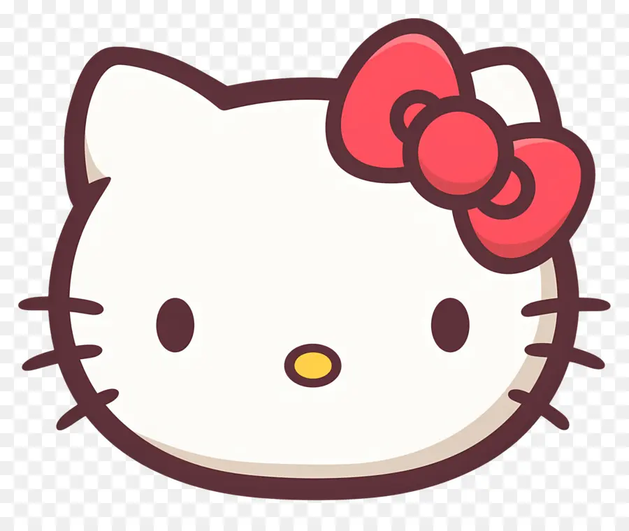 Bonjour Kitty Visage，Bonjour Kitty PNG