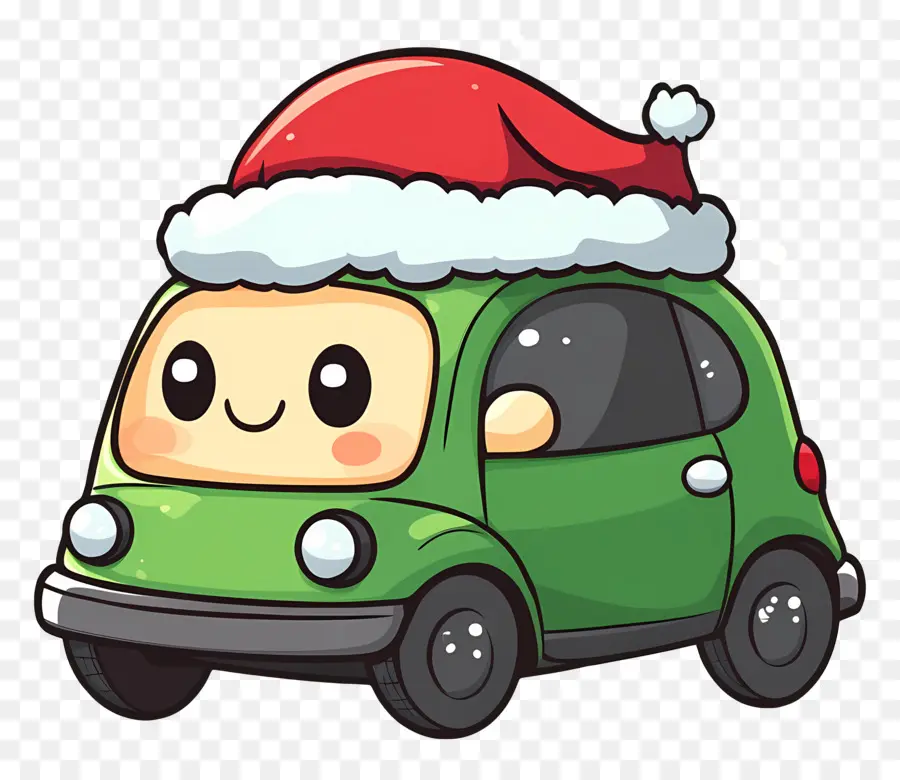 Voiture De Noël，Voiture Mignonne PNG