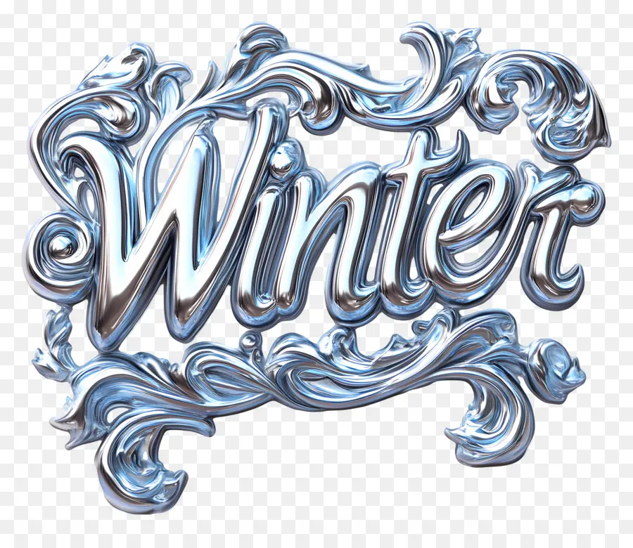 Texte Hiver，Texte D'hiver PNG