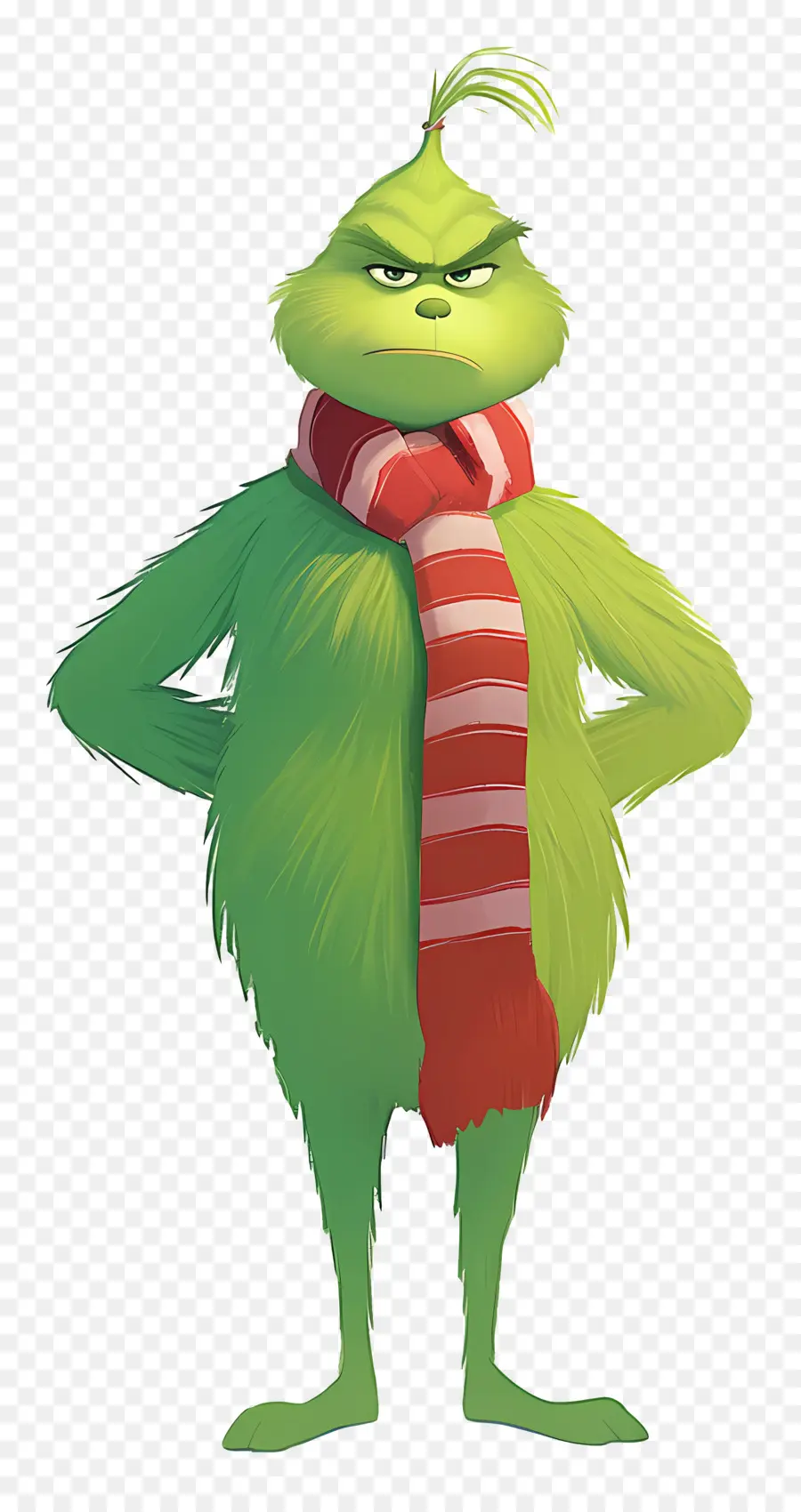 Grincheux De Dessin Animé，Caractère Vert PNG