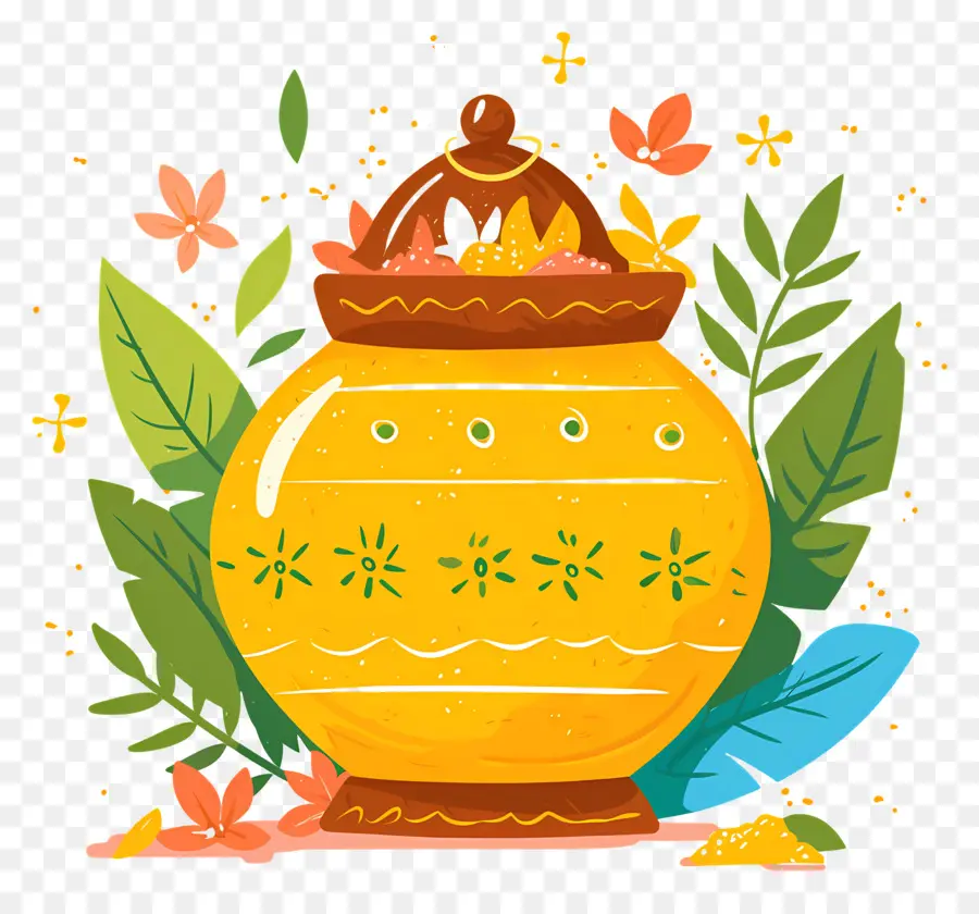 Akshaya Tritiya，Pot Jaune PNG