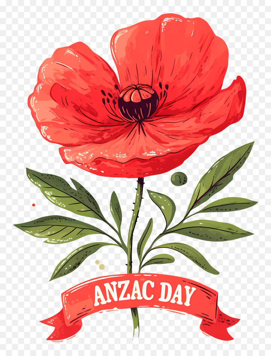 Journée Anzac，Coquelicots De La Journée Anzac PNG