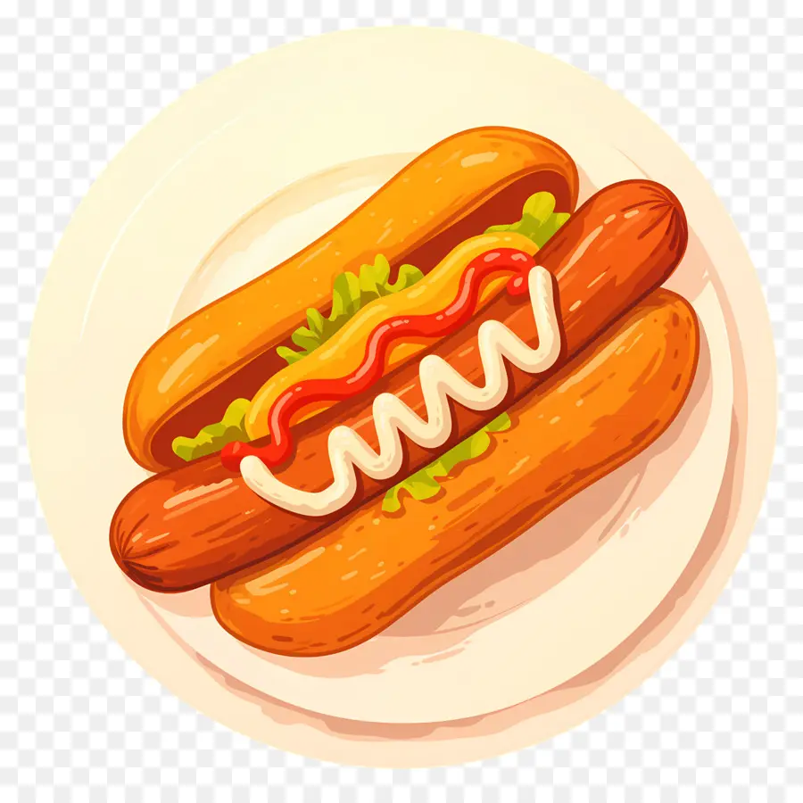 Hot Dog，Collation PNG