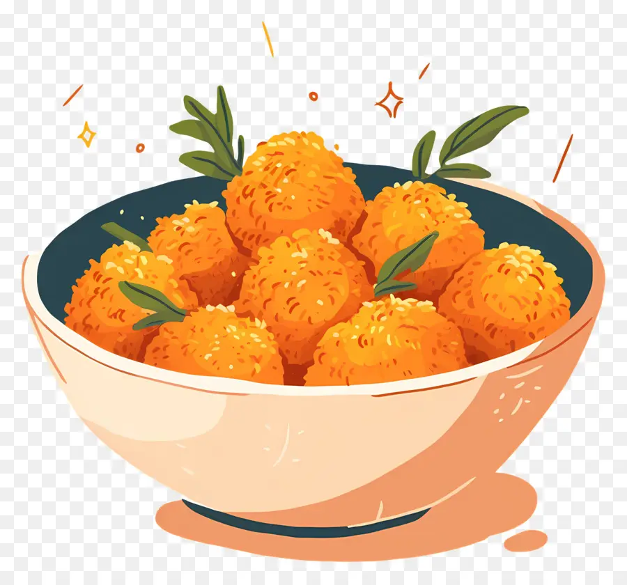 Boulettes De Poulet，Boulettes Frites PNG