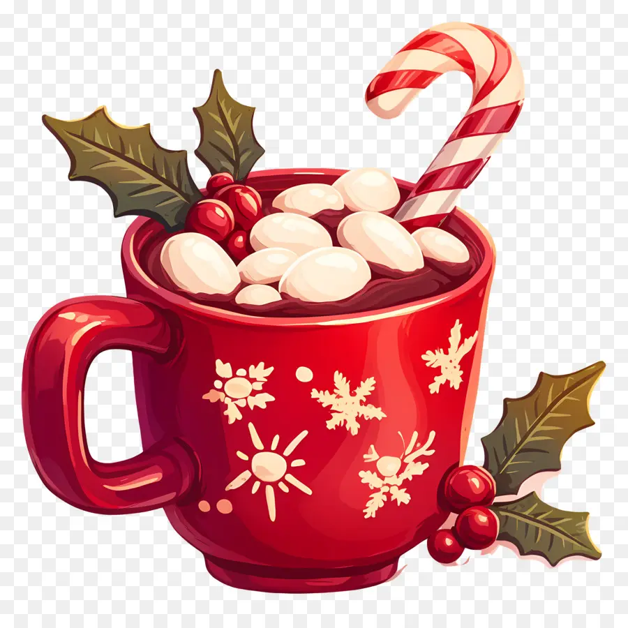 Chocolat Chaud De Noël，Tasse De Noël PNG