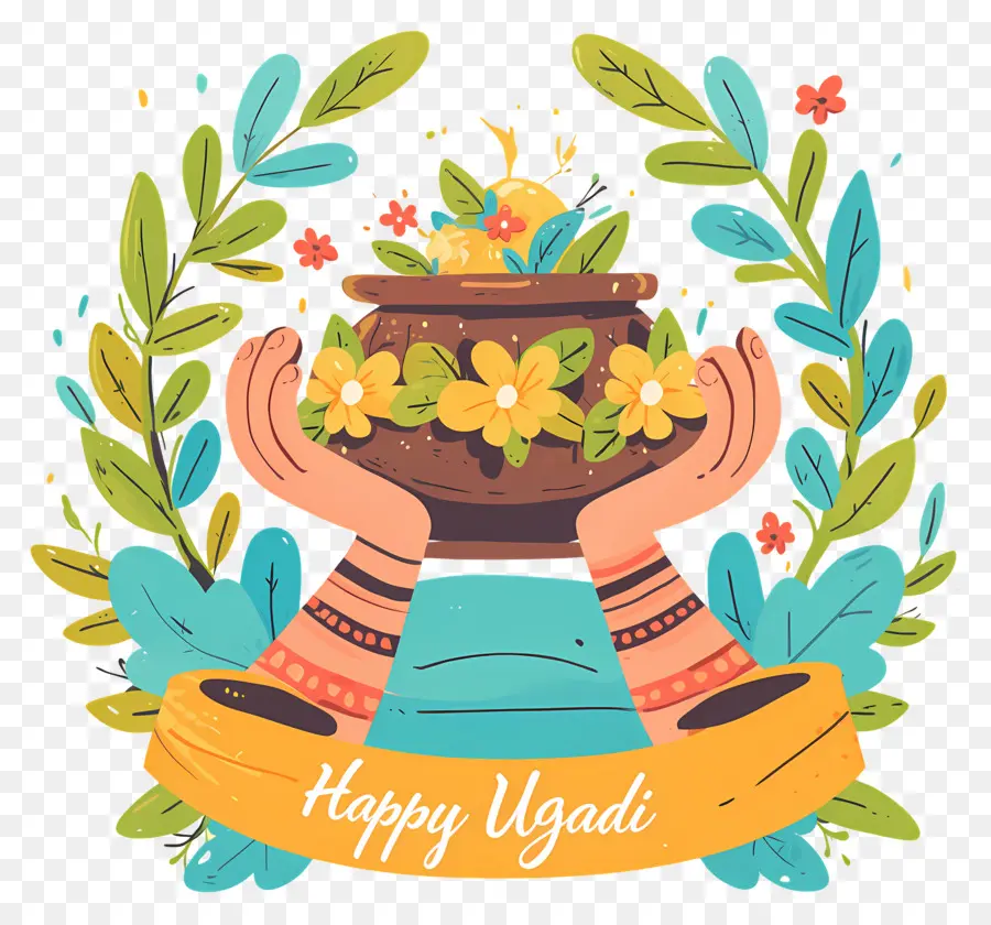 Joyeux Ougadi，Joyeux Pot Ugadi PNG