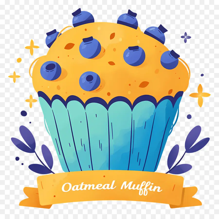 Journée Nationale Des Muffins à L'avoine，Muffin Aux Flocons D'avoine PNG