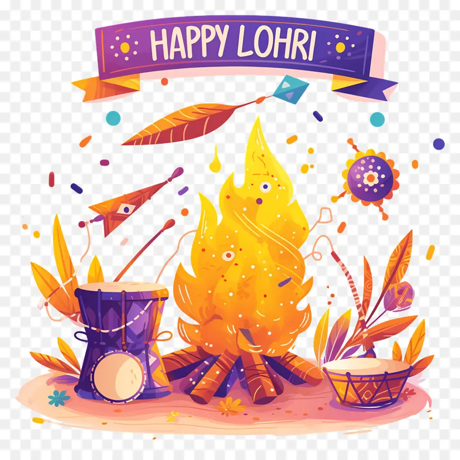 Joyeux Lohri，Célébration De Lohri PNG