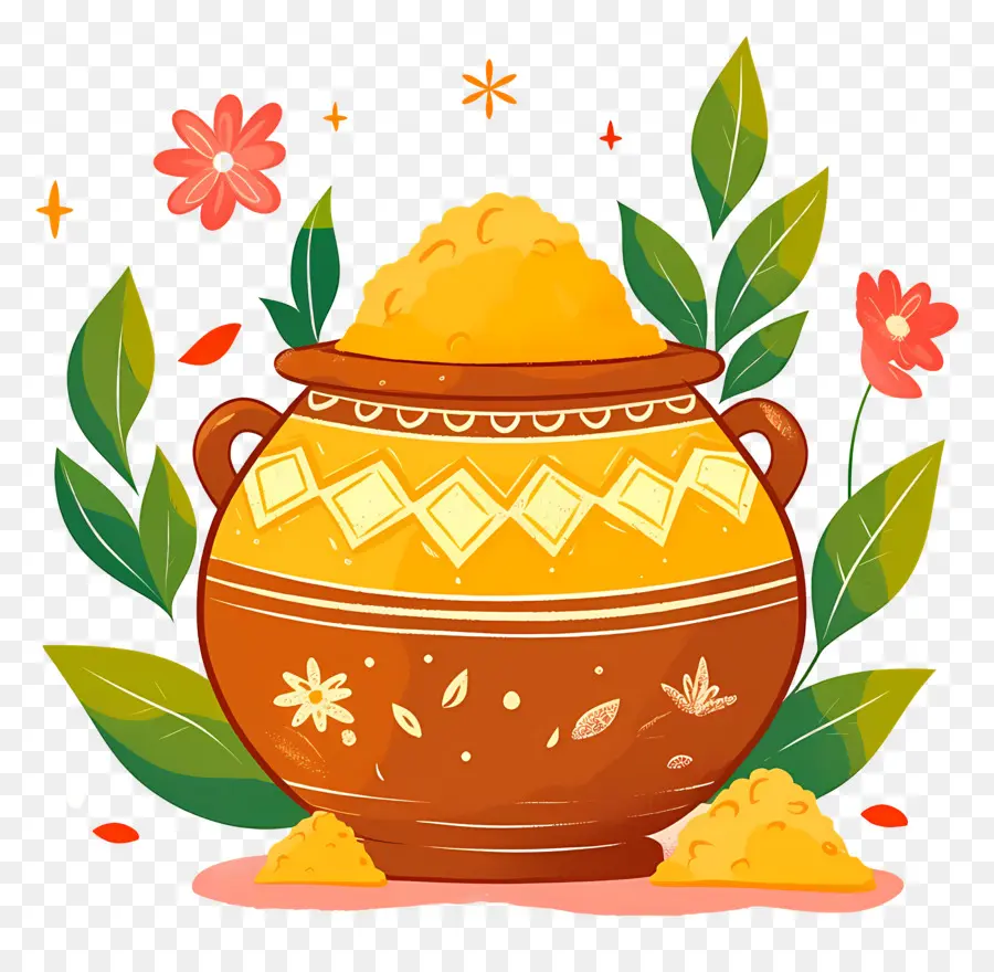 Akshaya Tritiya，Pot Décoratif PNG