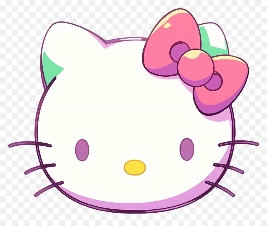 Bonjour Kitty Visage，Bonjour Kitty PNG