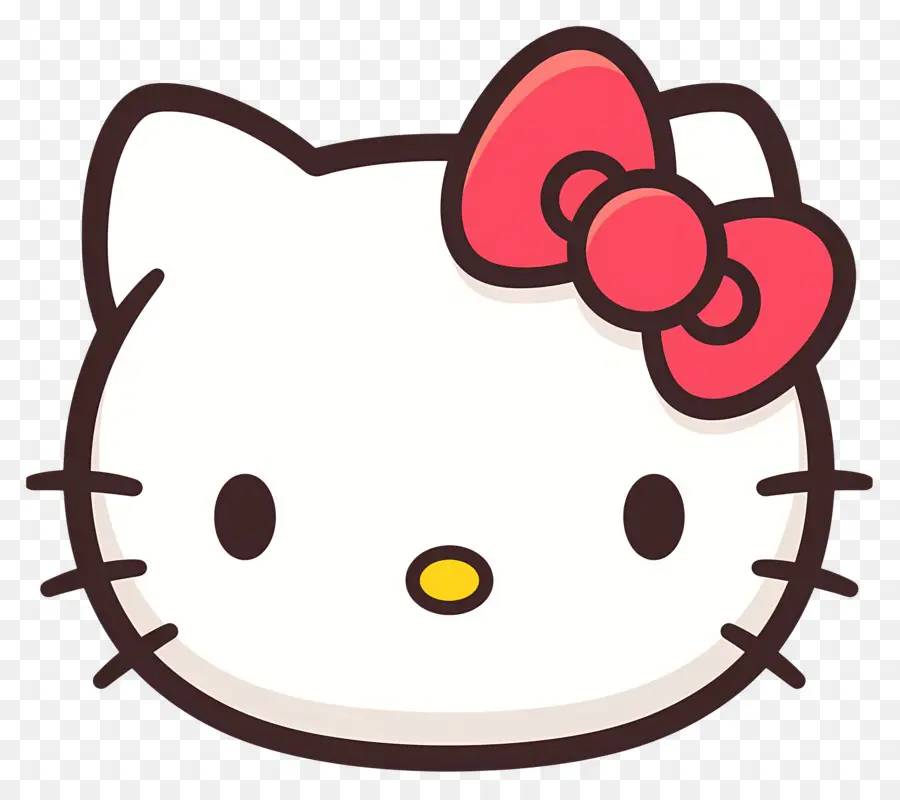 Bonjour Kitty Visage，Bonjour Kitty PNG