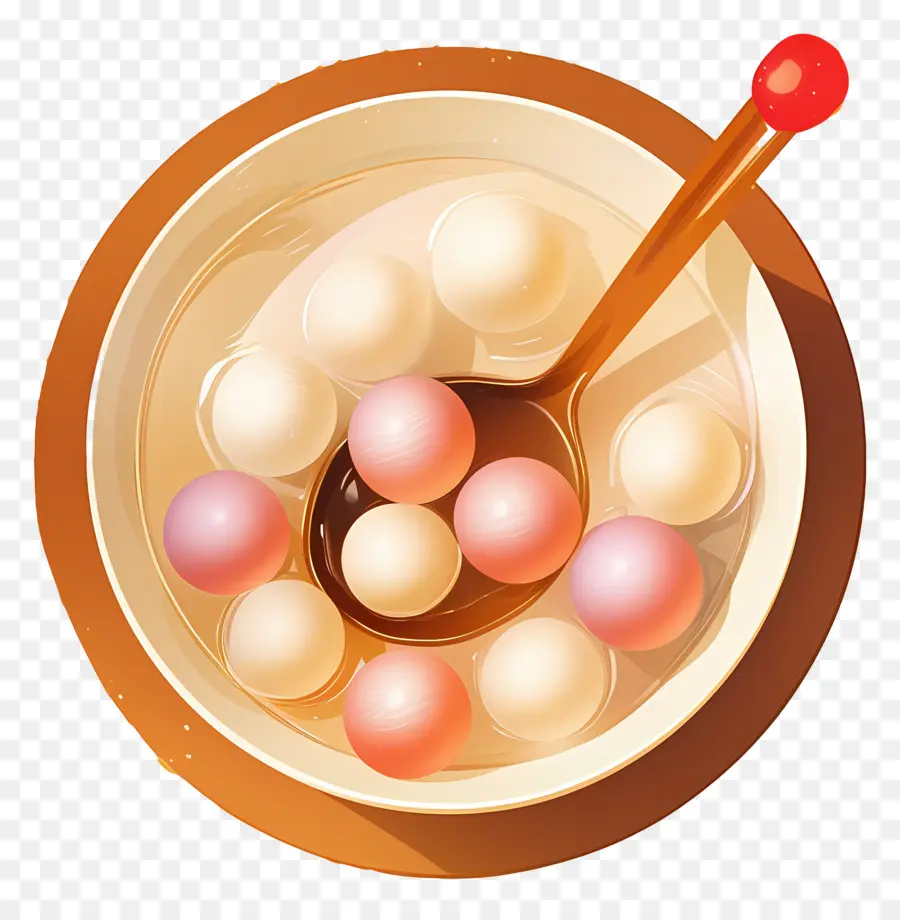 Dongzhi，Dessert Tangyuan PNG