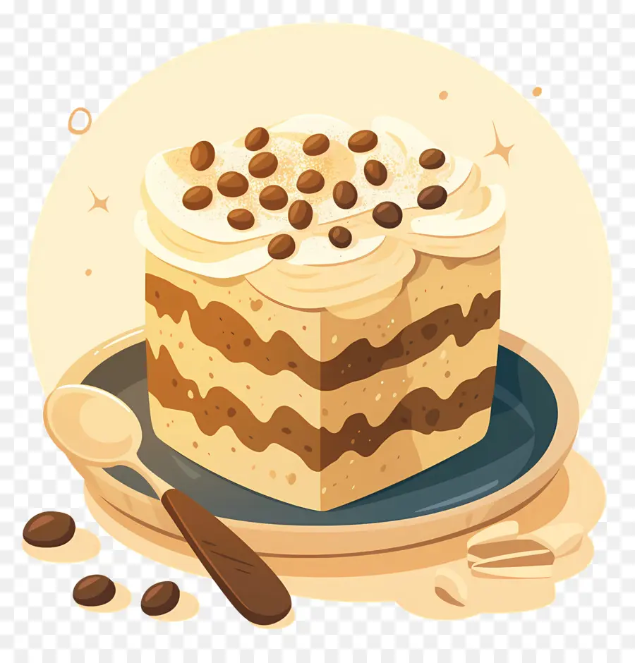 Gâteau Tiramisu，Gâteau Au Café PNG