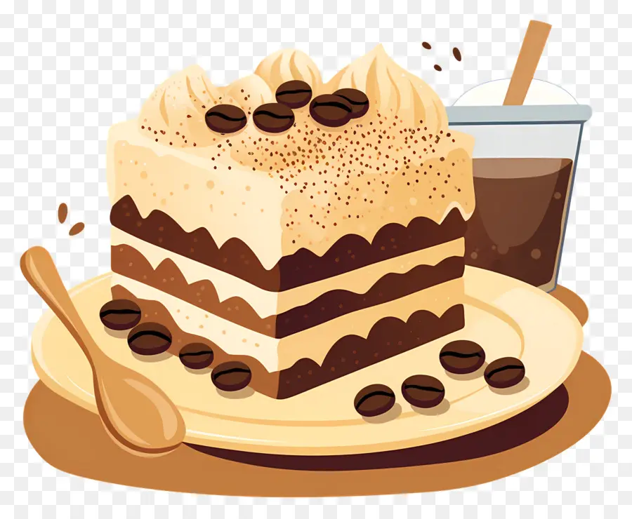 Gâteau Tiramisu，Gâteau étagé PNG