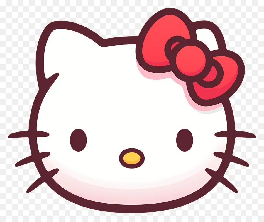 Bonjour Kitty Visage，Bonjour Kitty PNG