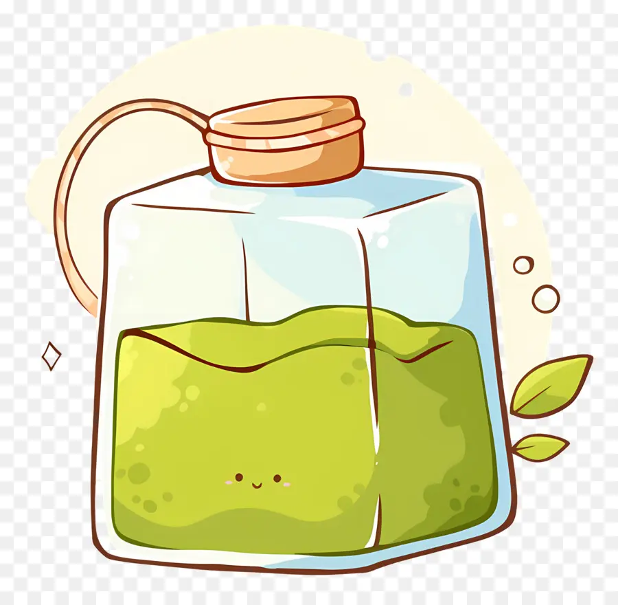 Sachet De Thé，Potion Verte PNG