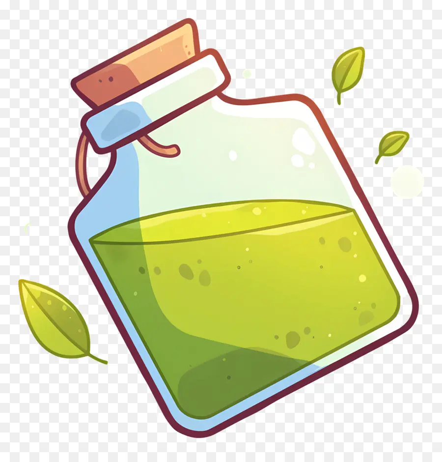 Sachet De Thé，Potion Verte PNG