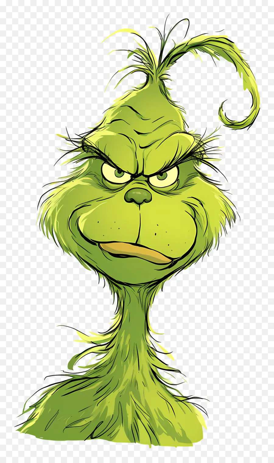 Grincheux，Personnage Grincheux Vert PNG