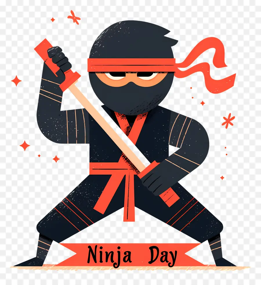 Journée Ninja，Guerrier Ninja PNG