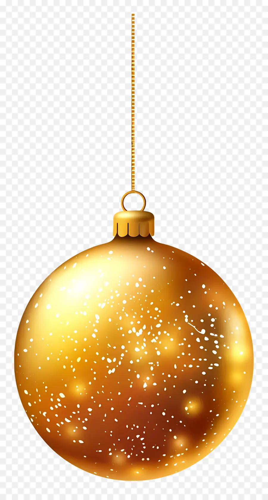 Boule D'or De Noël，Ornement De Noël PNG