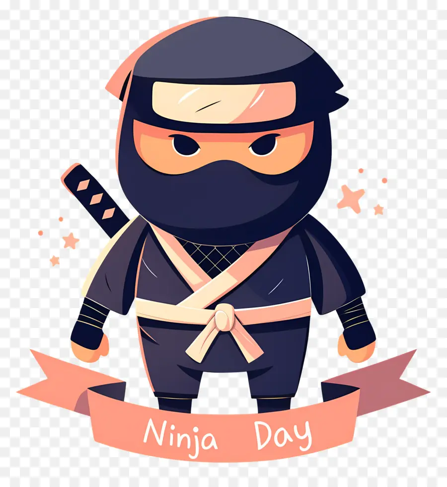 Journée Ninja，Ninja De Dessin Animé PNG