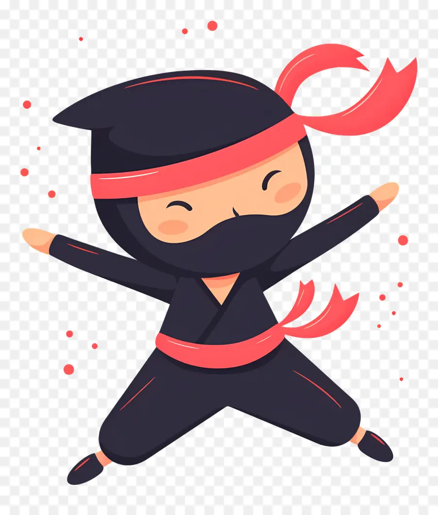 Journée Ninja，Ninja De Dessin Animé PNG