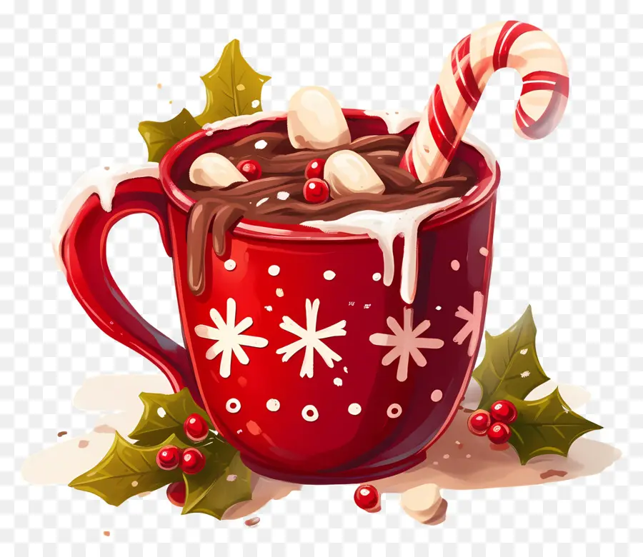 Chocolat Chaud De Noël，Coupe De Noël PNG