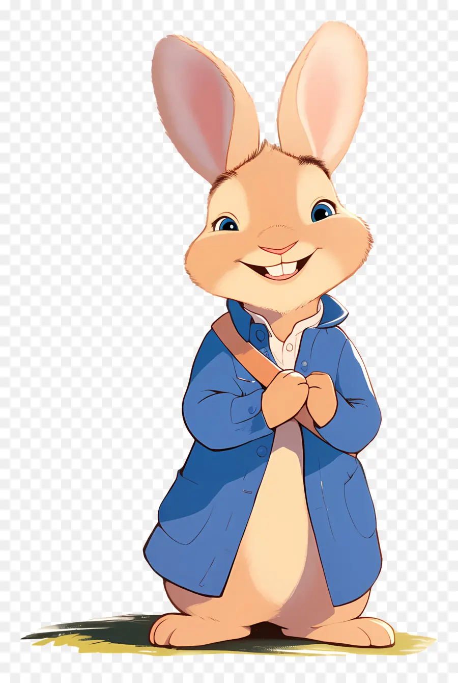 Pierre Lapin，Lapin En Veste Bleue PNG