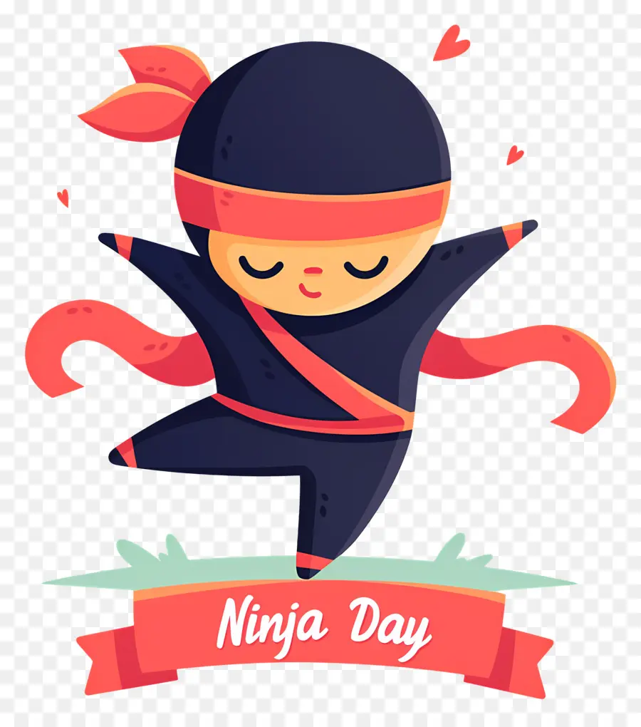 Journée Ninja，Ninja De Dessin Animé PNG