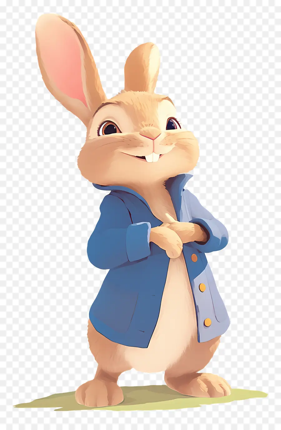 Pierre Lapin，Lapin En Veste Bleue PNG