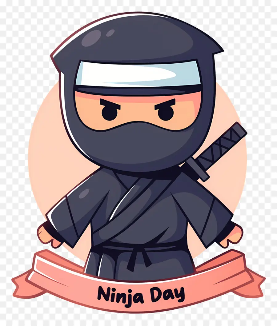 Journée Ninja，Ninja De Dessin Animé PNG