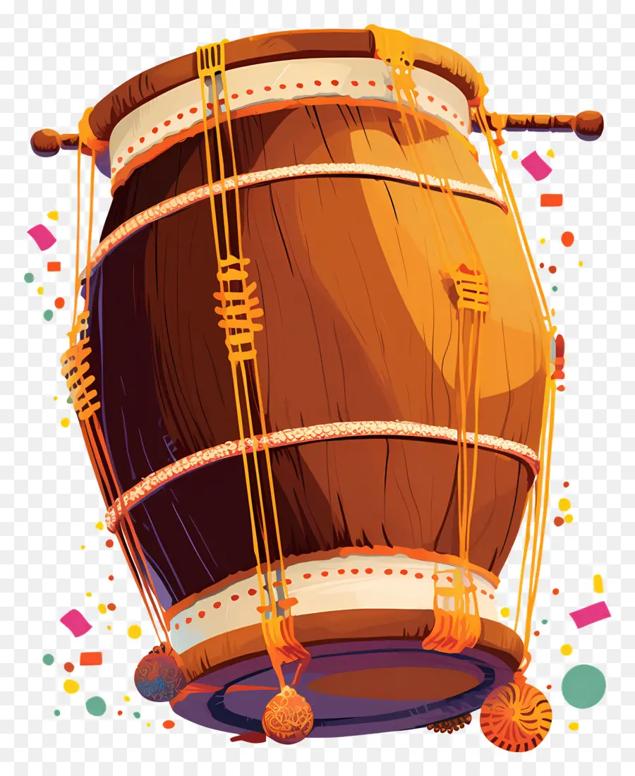 Dhol Lohri，Tambour PNG