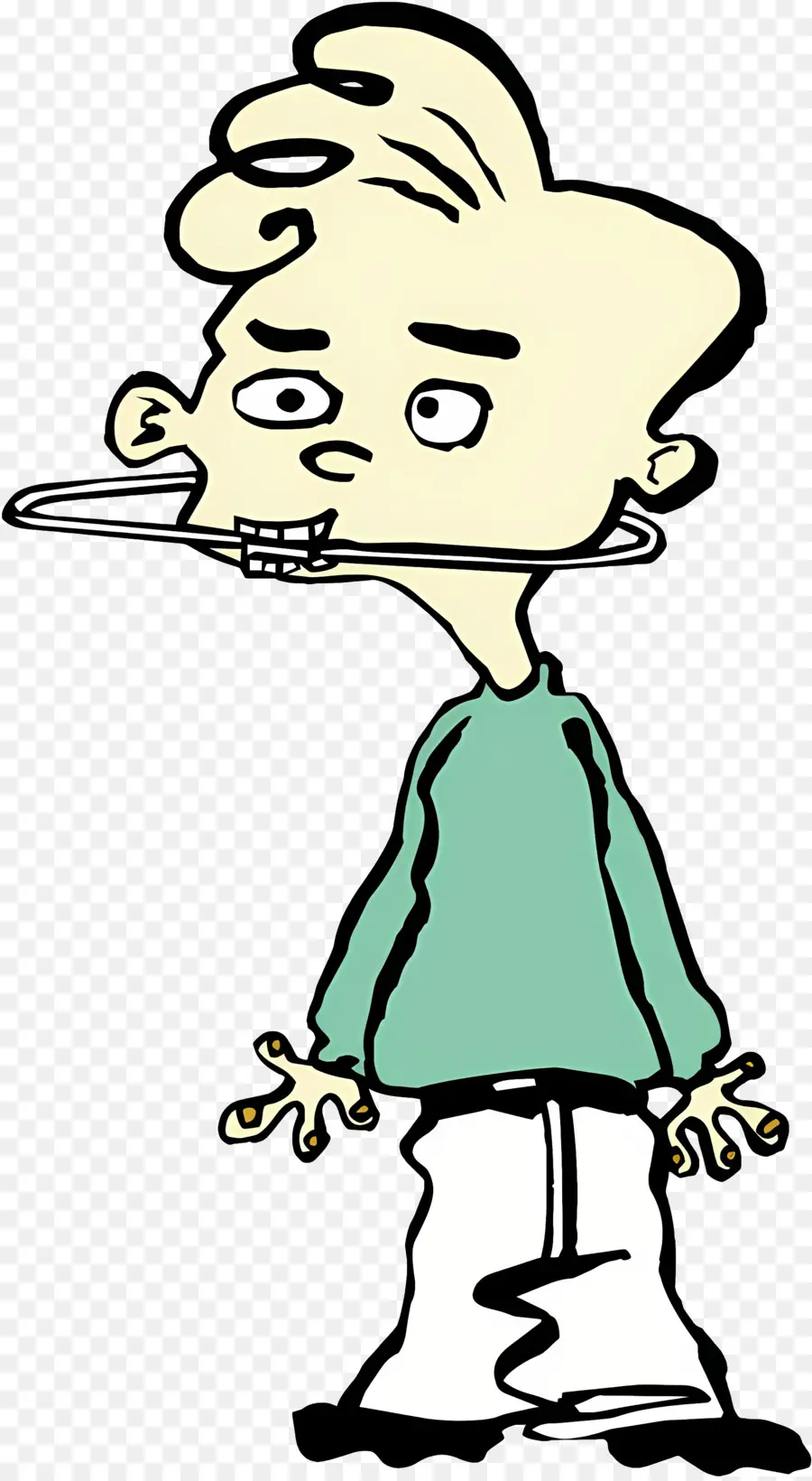 Ed Edd Et Eddy，Garçon Avec Un Appareil Dentaire PNG