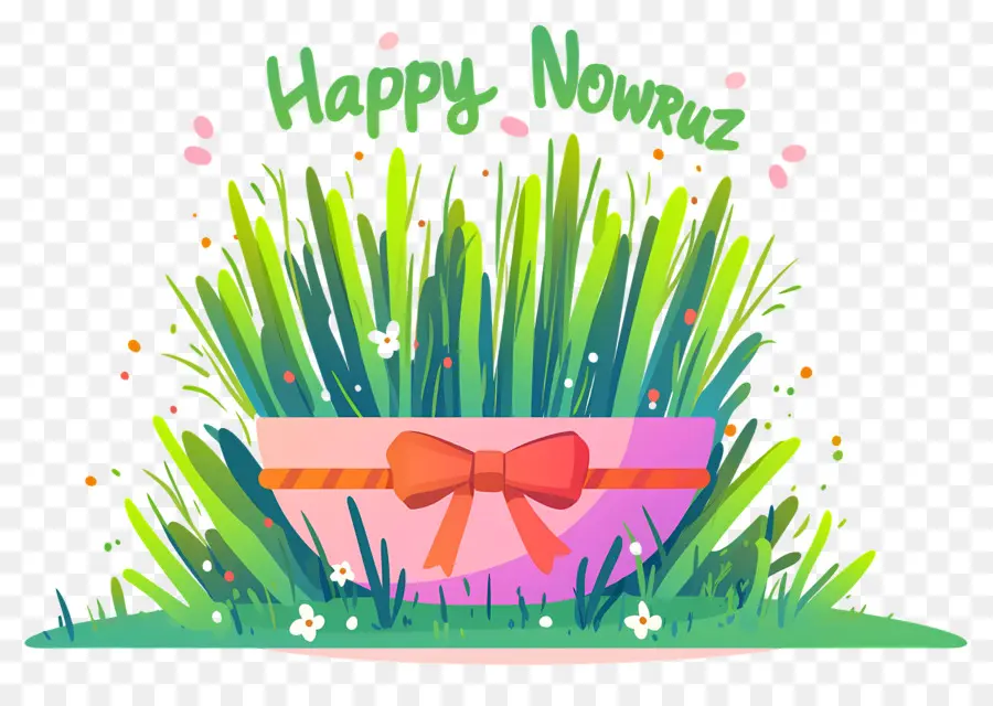 Joyeux Nowruz，Sabzeh Vert PNG