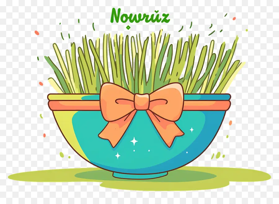 Joyeux Nowruz，Sabzeh Vert PNG