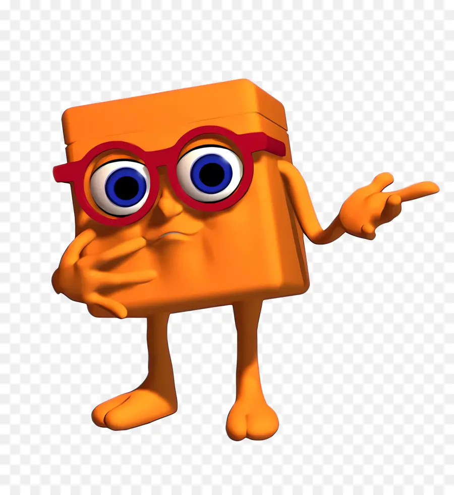 Cubeez，Cube Orange PNG