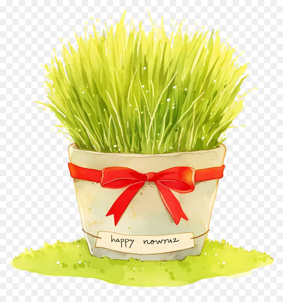 Joyeux Nowruz，Sabzeh Vert PNG