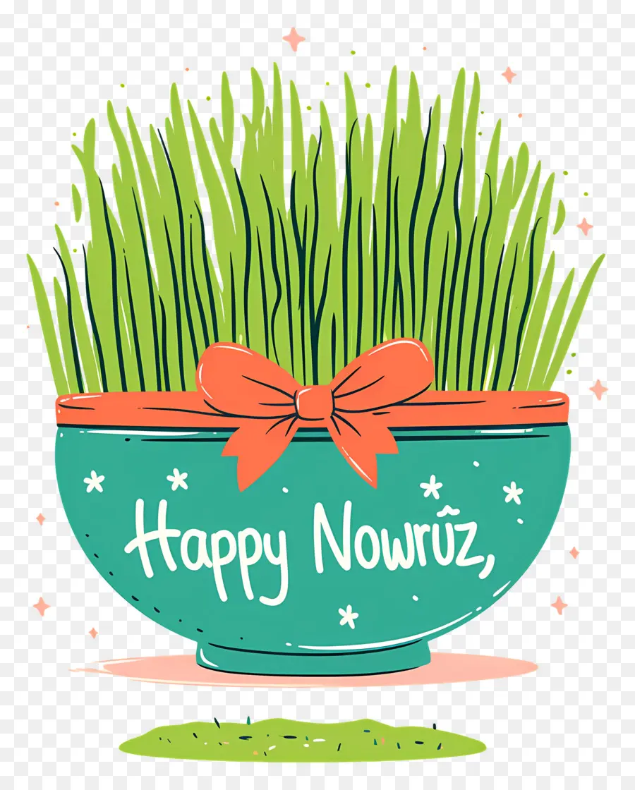 Joyeux Nowruz，Sabzeh Vert PNG