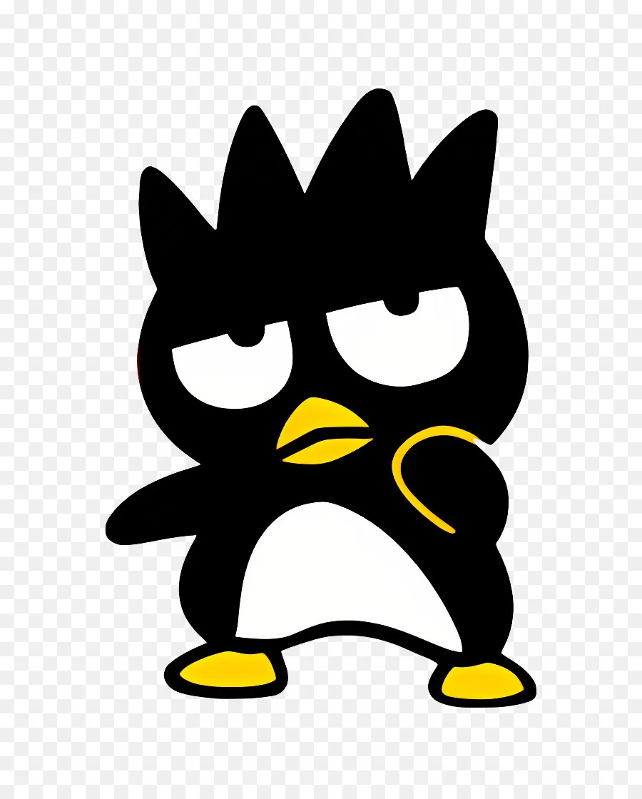 Bad Badtz Maru，Caricature De Pingouin Noir PNG