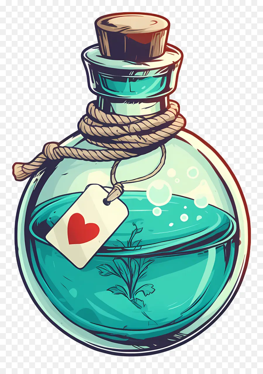 Philtre D'amour，Potion D'amour Bleue PNG