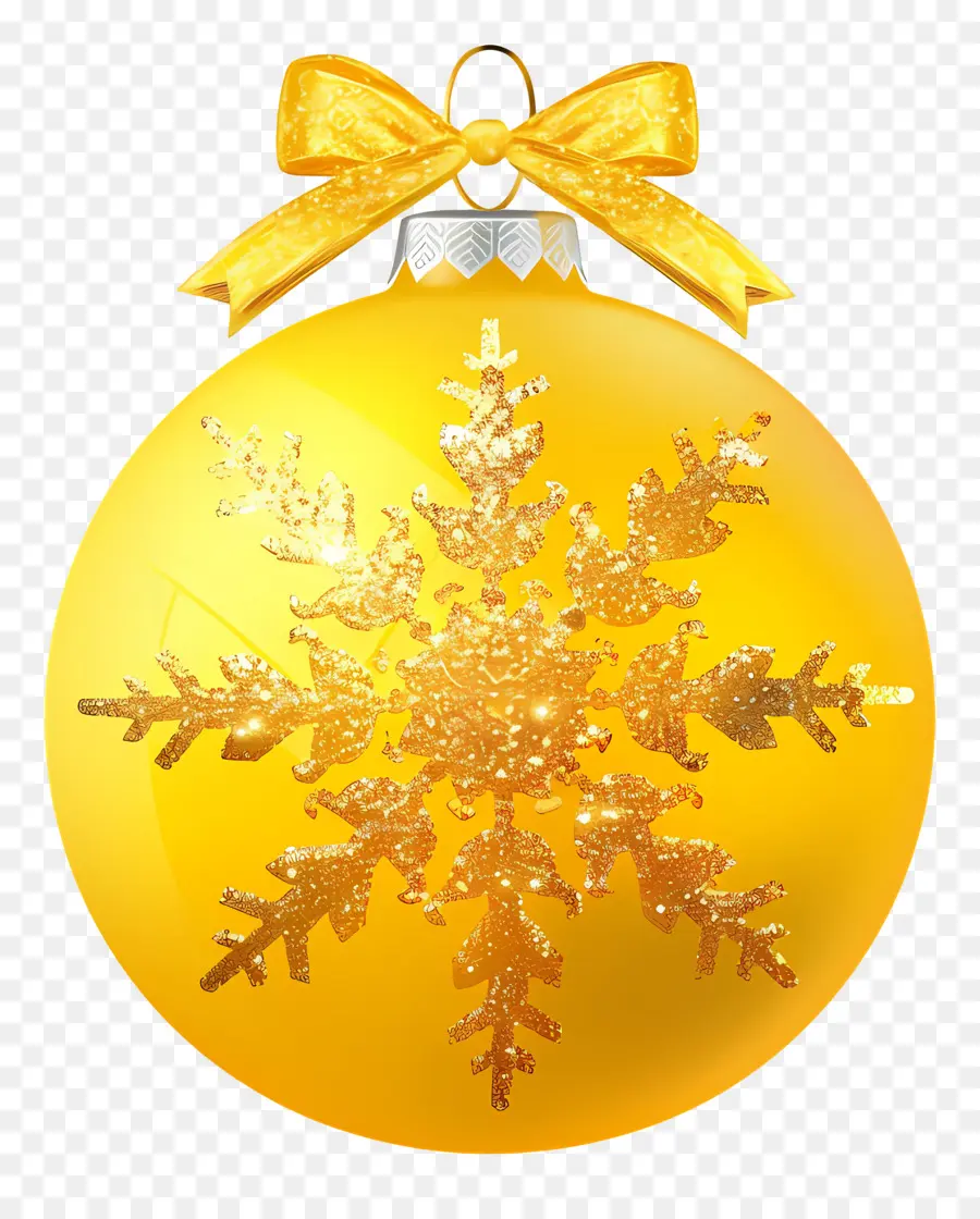 Boule D'or De Noël，Ornement Boule D'or PNG