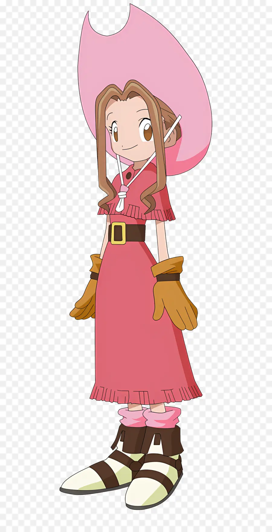 Saison Digimon，Caractère De Cow Girl PNG