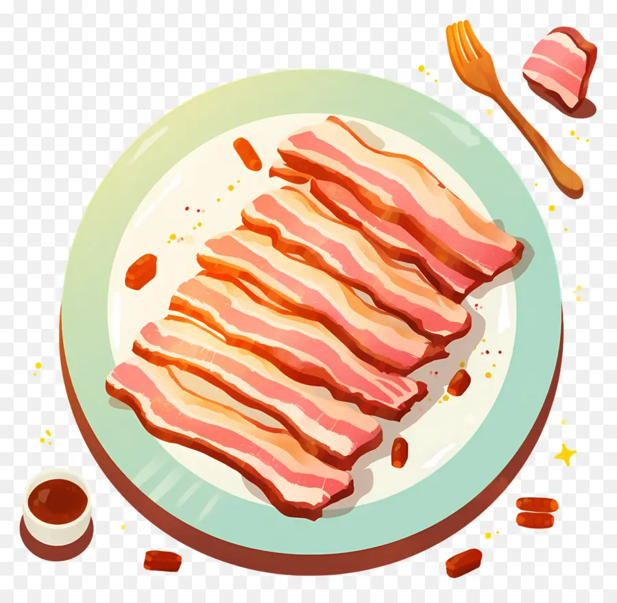 Journée Nationale Du Bacon，Lanières De Bacon PNG