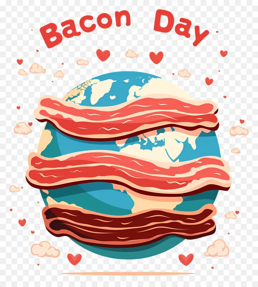 Journée Nationale Du Bacon，Terre Du Jour Du Bacon PNG