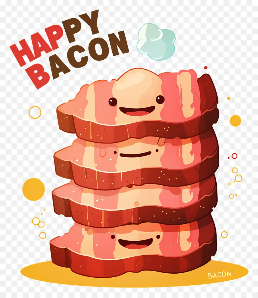 Journée Nationale Du Bacon，Bonne Pile De Bacon PNG